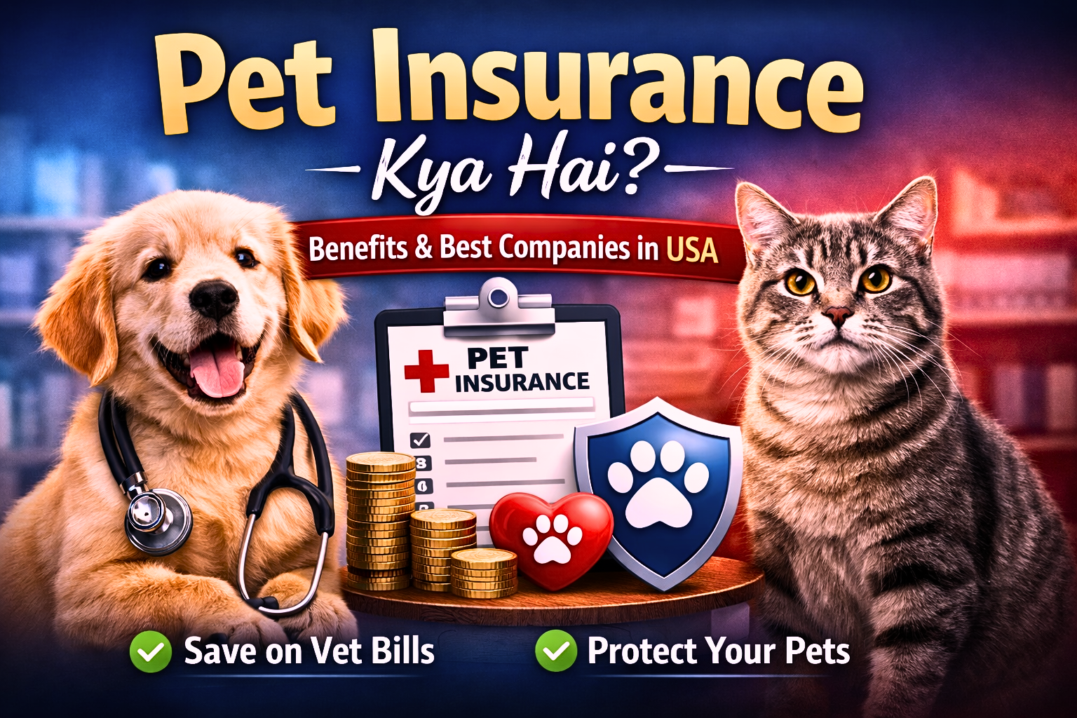 Pet Insurance Kya Hai? Benefits & Best Companies in USA (2026 Guide)